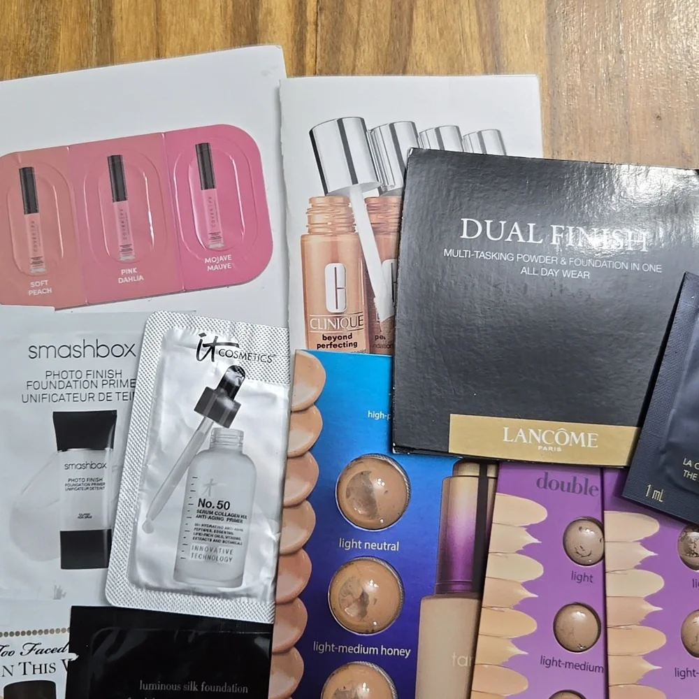 Mixed Lot of Foundation, Makeup & Face Primer Samples NEW